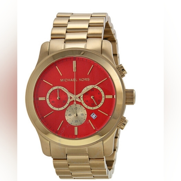 MICHAEL KORS WOMANS GOLD TONE WATCH-# 5930 - Picture 8 of 8